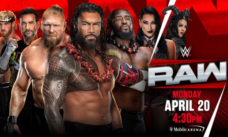 WWE Raw 4/20/26 – 20th April 2026